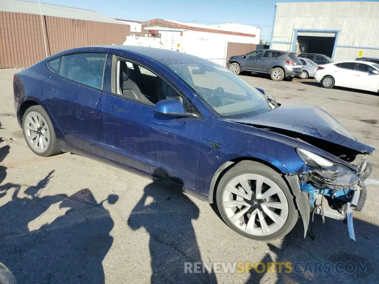 4 Photograph of a damaged car 5YJ3E1EB3PF386777 TESLA MODEL 3 2023