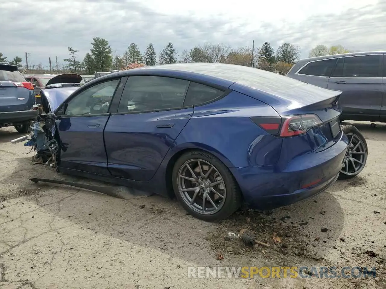 2 Photograph of a damaged car 5YJ3E1EB3PF390263 TESLA MODEL 3 2023