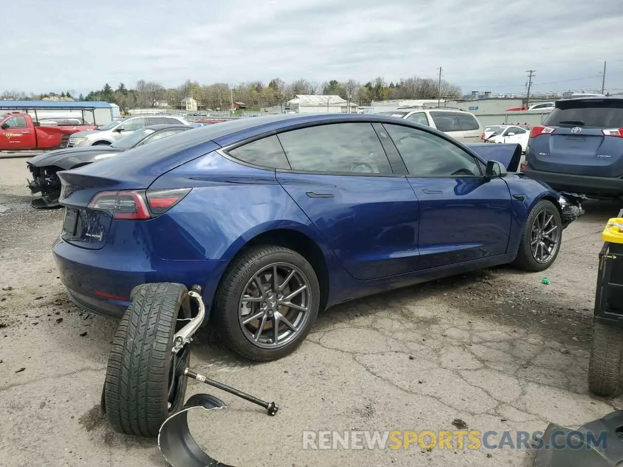 3 Photograph of a damaged car 5YJ3E1EB3PF390263 TESLA MODEL 3 2023