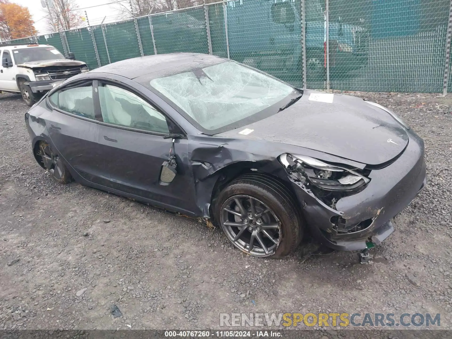 1 Photograph of a damaged car 5YJ3E1EB3PF595145 TESLA MODEL 3 2023