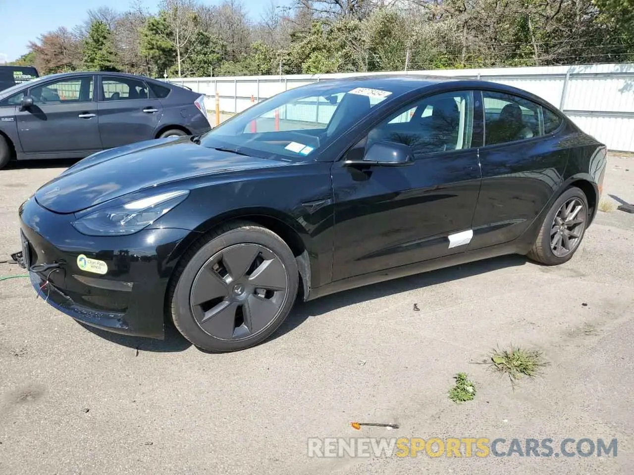 1 Photograph of a damaged car 5YJ3E1EB3PF595954 TESLA MODEL 3 2023