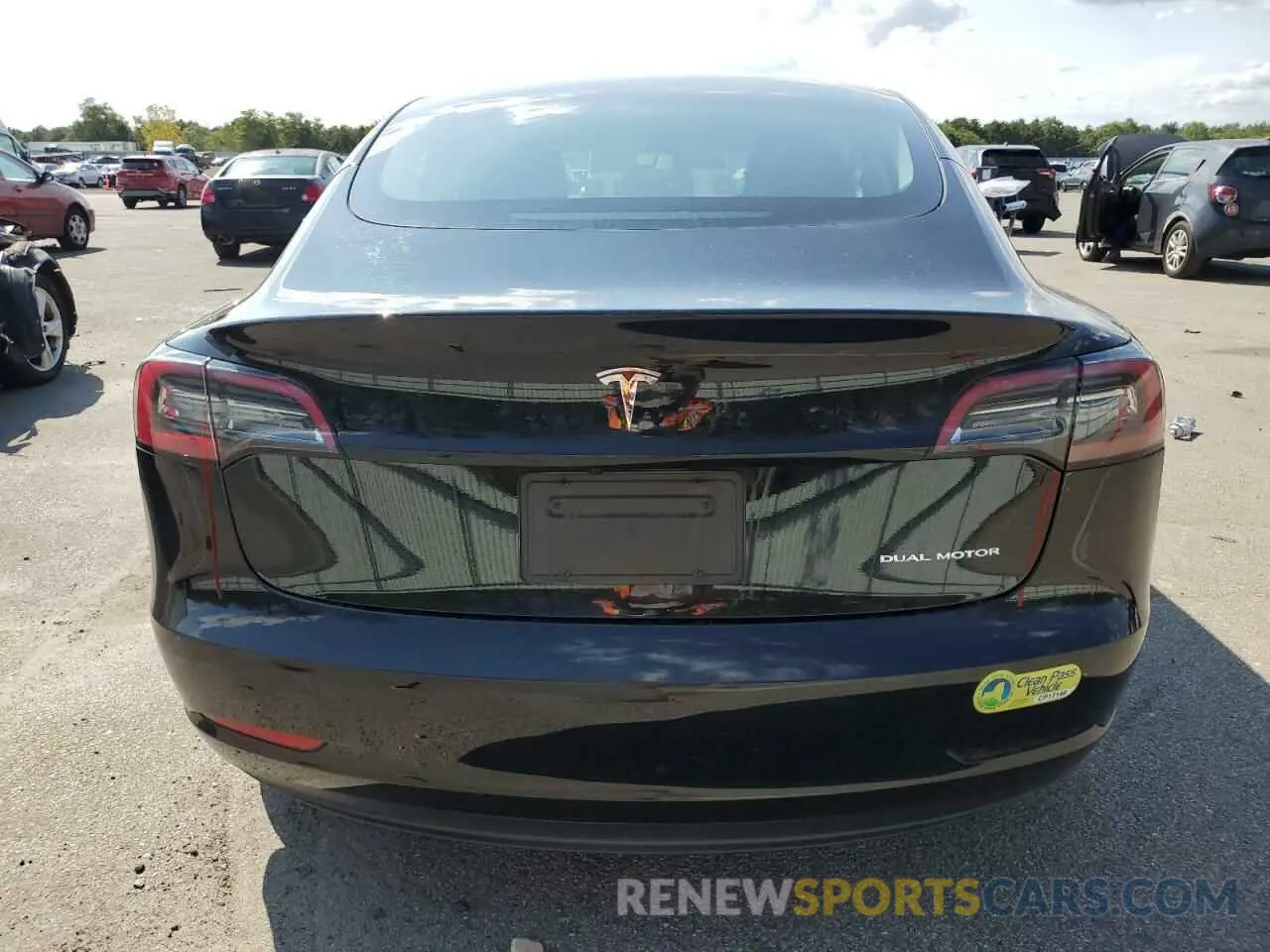 6 Photograph of a damaged car 5YJ3E1EB3PF595954 TESLA MODEL 3 2023
