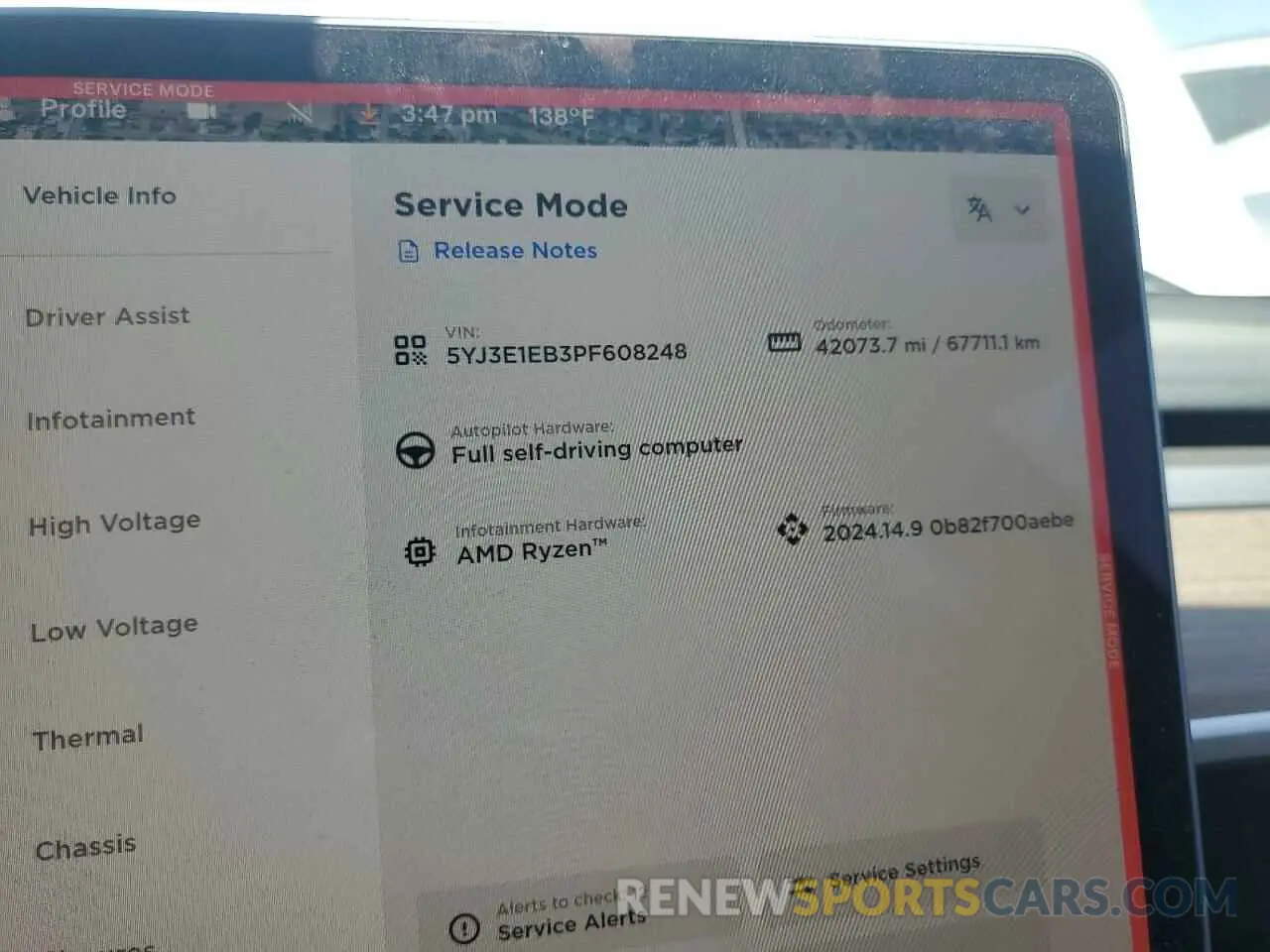 9 Photograph of a damaged car 5YJ3E1EB3PF608248 TESLA MODEL 3 2023