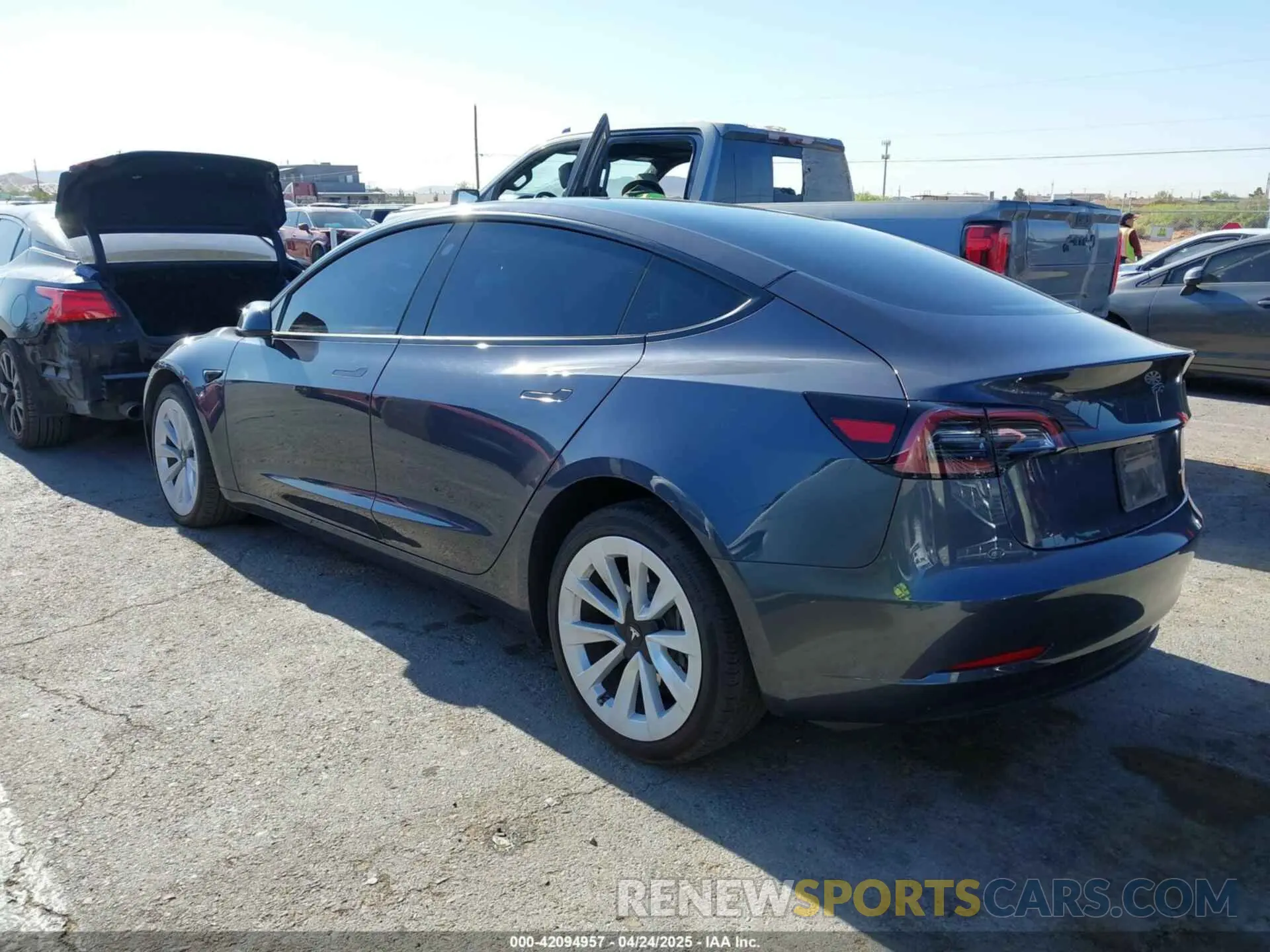 3 Photograph of a damaged car 5YJ3E1EB3PF626345 TESLA MODEL 3 2023