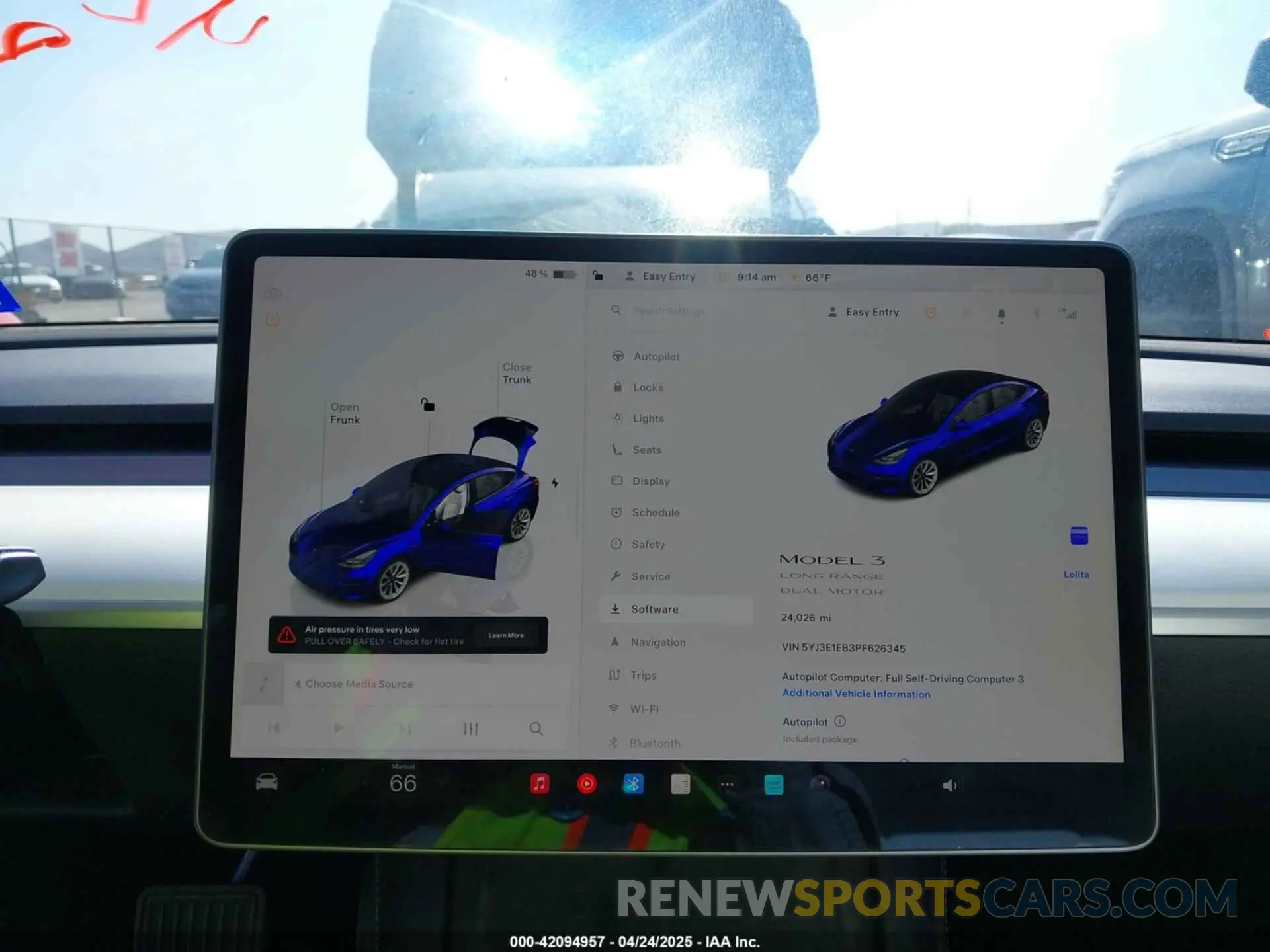7 Photograph of a damaged car 5YJ3E1EB3PF626345 TESLA MODEL 3 2023