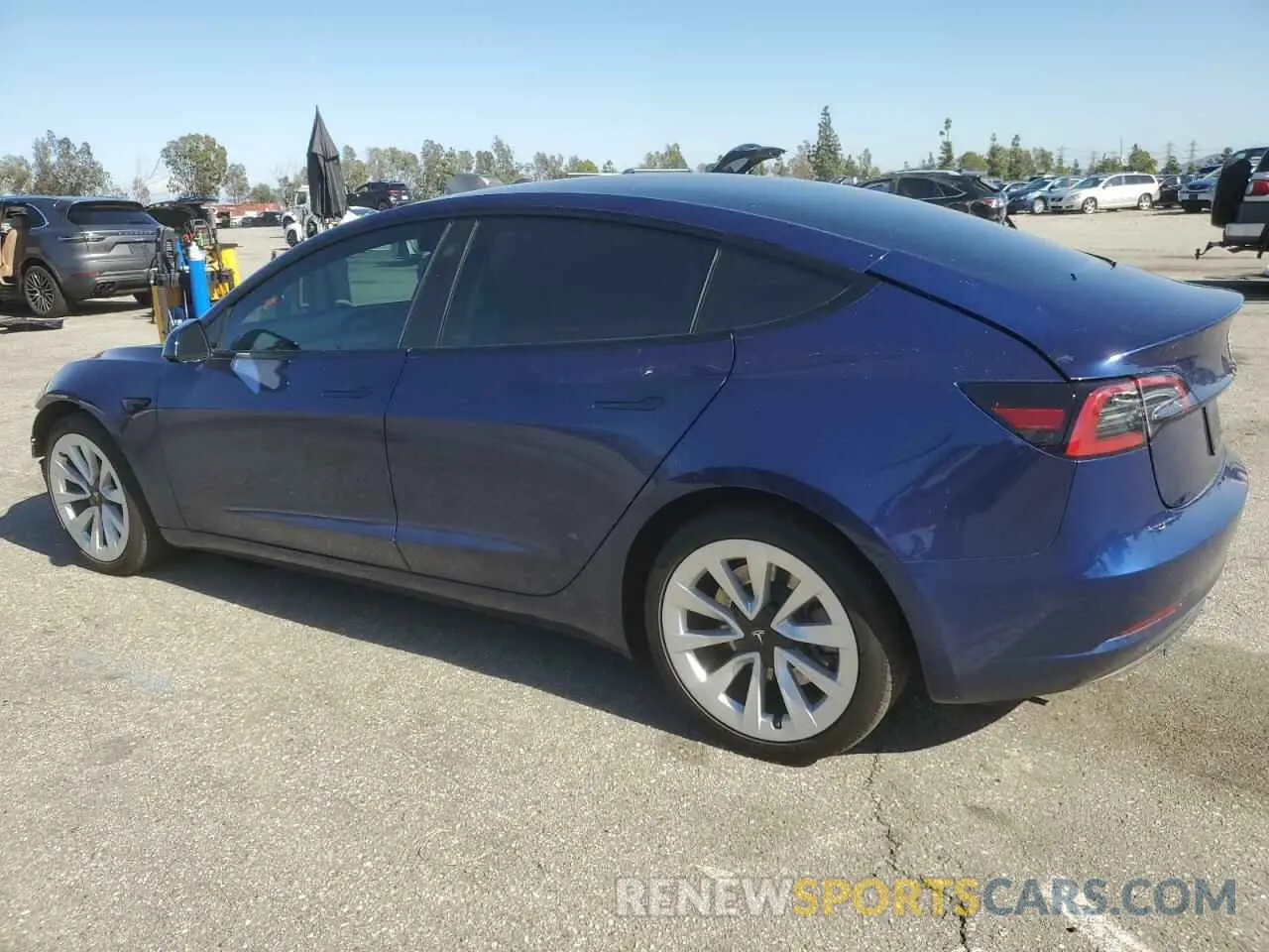 2 Photograph of a damaged car 5YJ3E1EB3PF633070 TESLA MODEL 3 2023