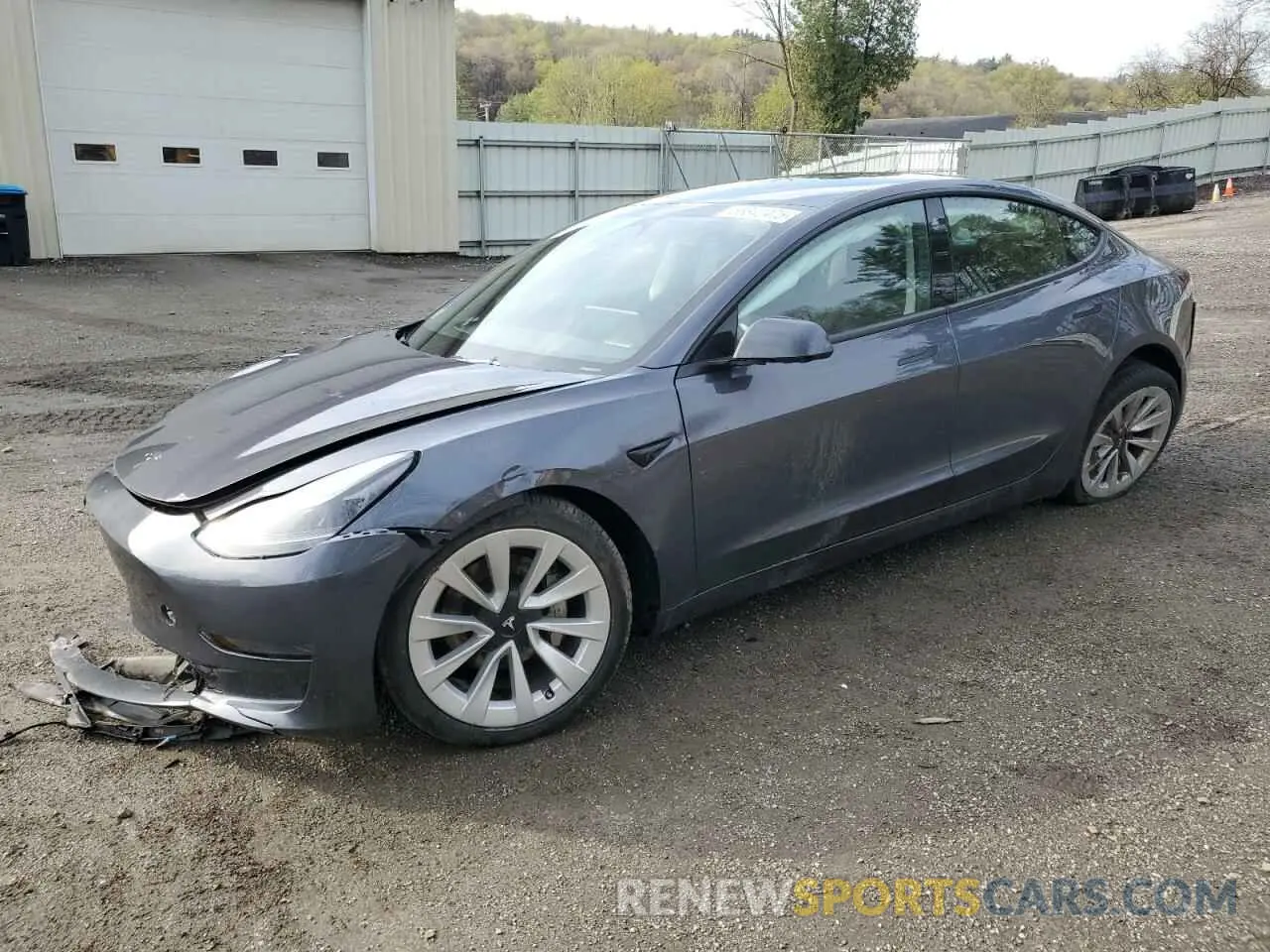1 Photograph of a damaged car 5YJ3E1EB3PF670524 TESLA MODEL 3 2023