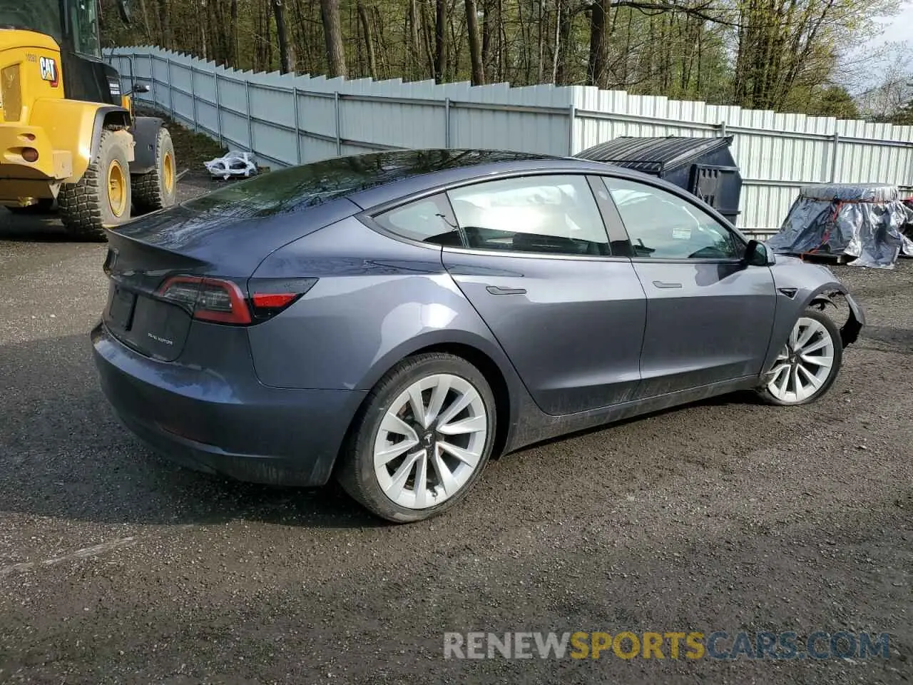 3 Photograph of a damaged car 5YJ3E1EB3PF670524 TESLA MODEL 3 2023