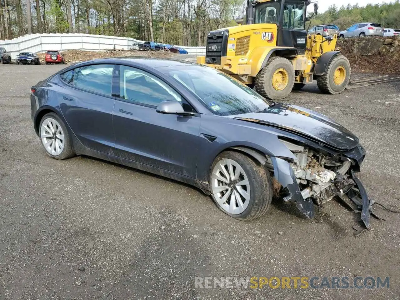 4 Photograph of a damaged car 5YJ3E1EB3PF670524 TESLA MODEL 3 2023