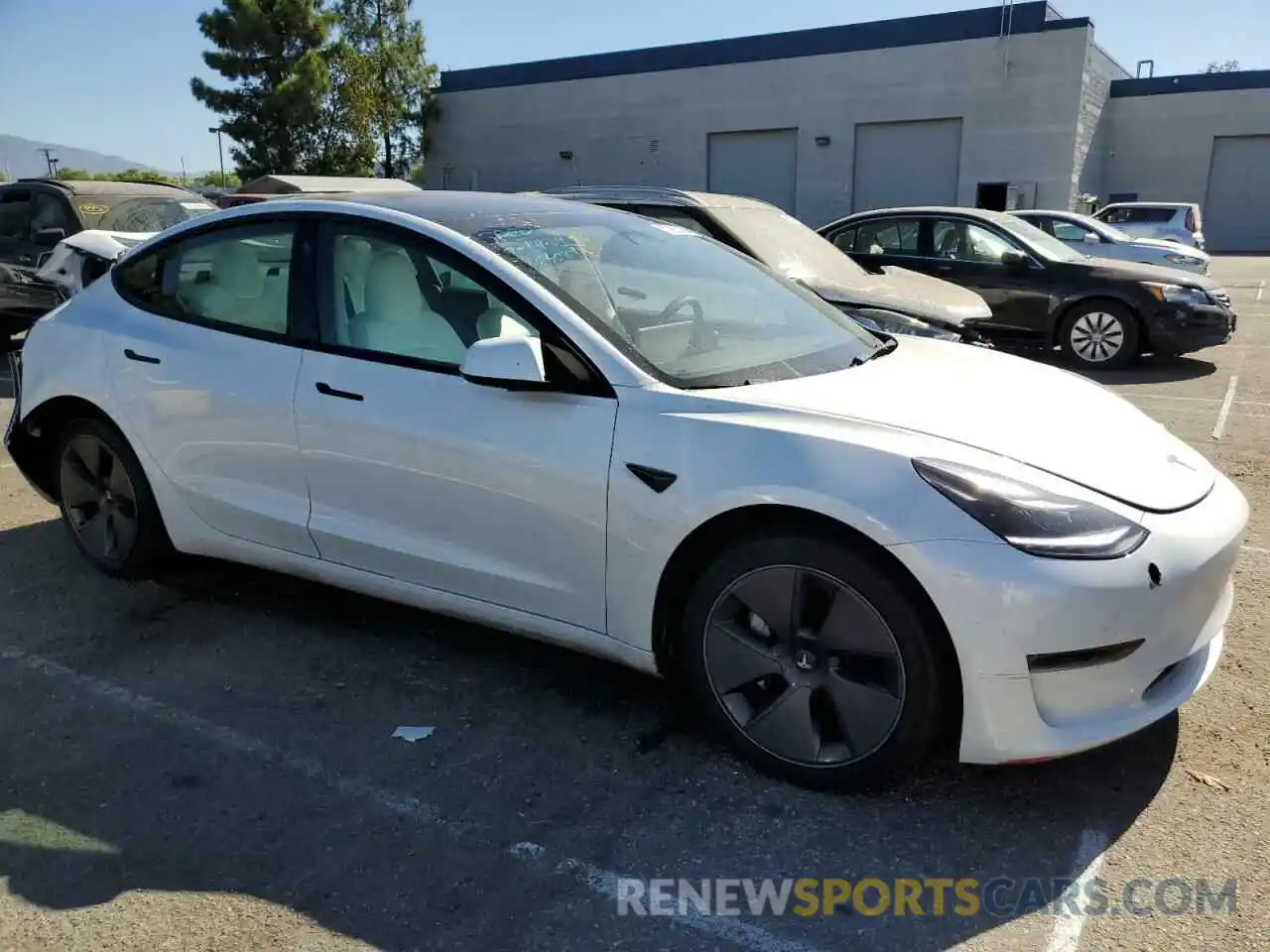 4 Photograph of a damaged car 5YJ3E1EB4PF598863 TESLA MODEL 3 2023