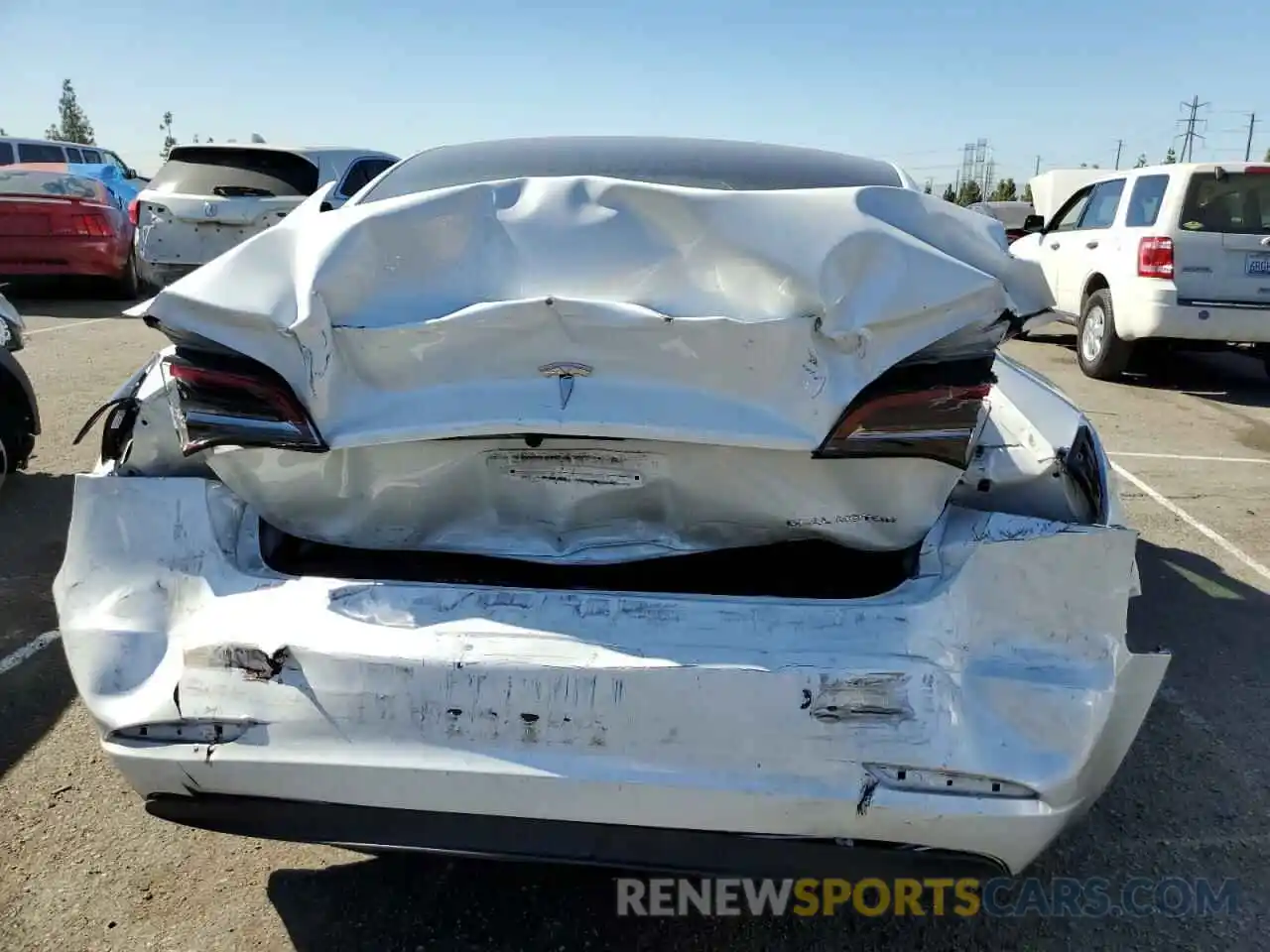 6 Photograph of a damaged car 5YJ3E1EB4PF598863 TESLA MODEL 3 2023