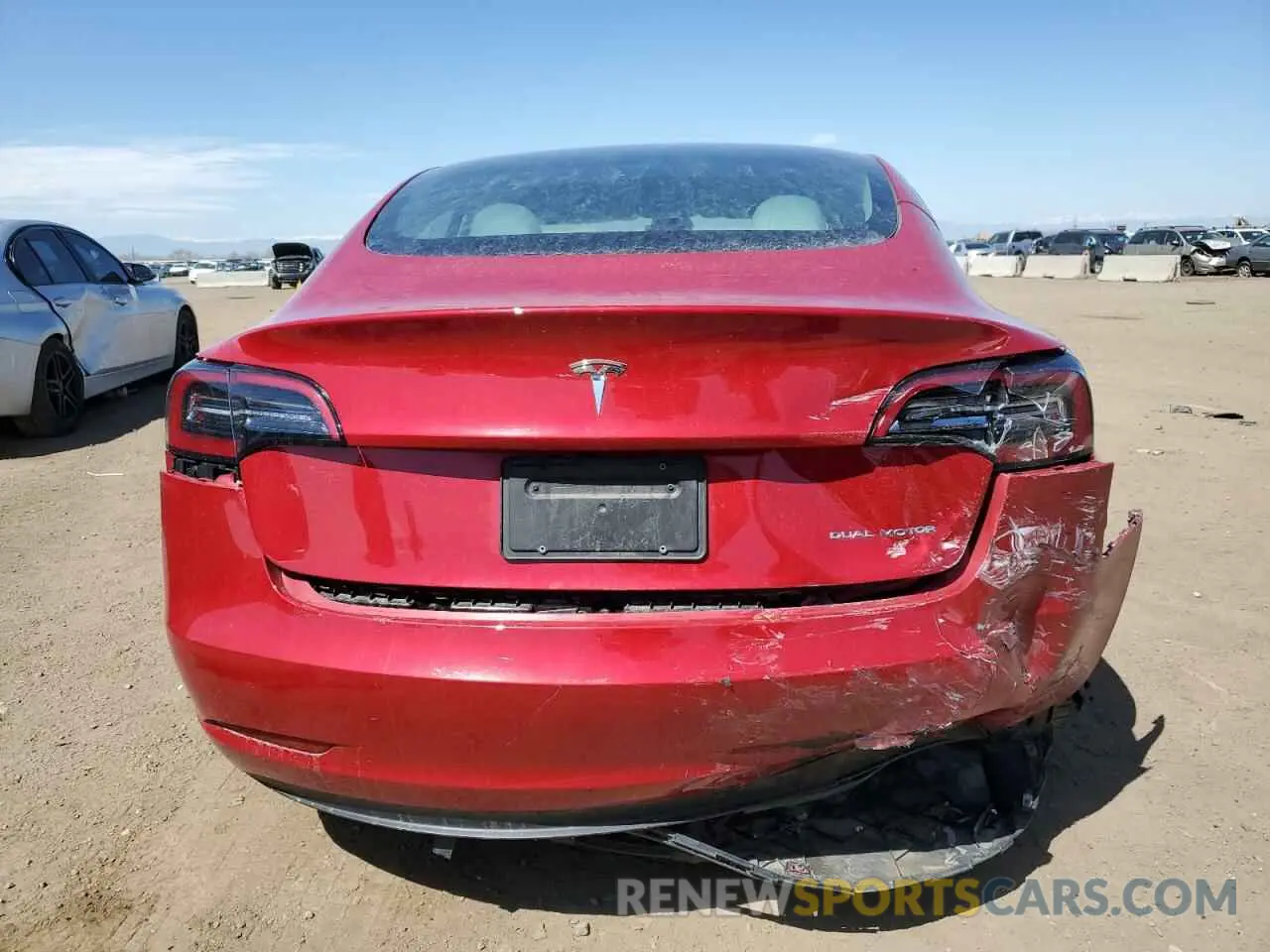 6 Photograph of a damaged car 5YJ3E1EB4PF655627 TESLA MODEL 3 2023