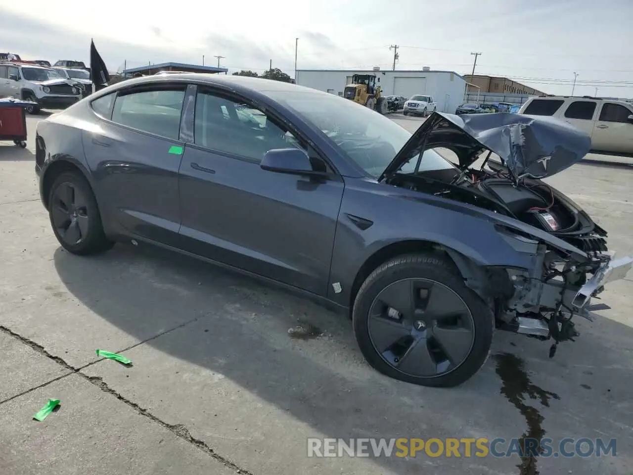 4 Photograph of a damaged car 5YJ3E1EB4PF665896 TESLA MODEL 3 2023