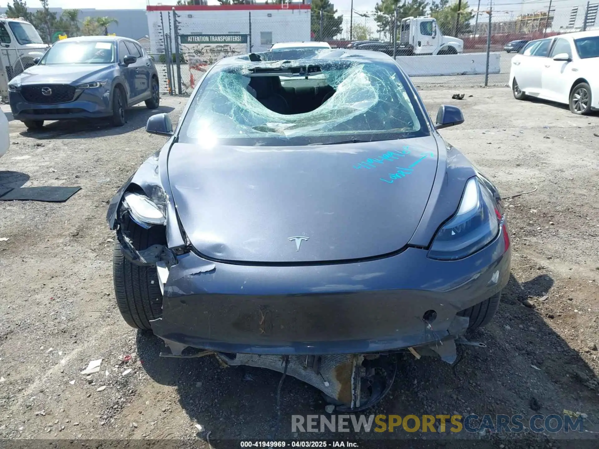 11 Photograph of a damaged car 5YJ3E1EB4PF715776 TESLA MODEL 3 2023