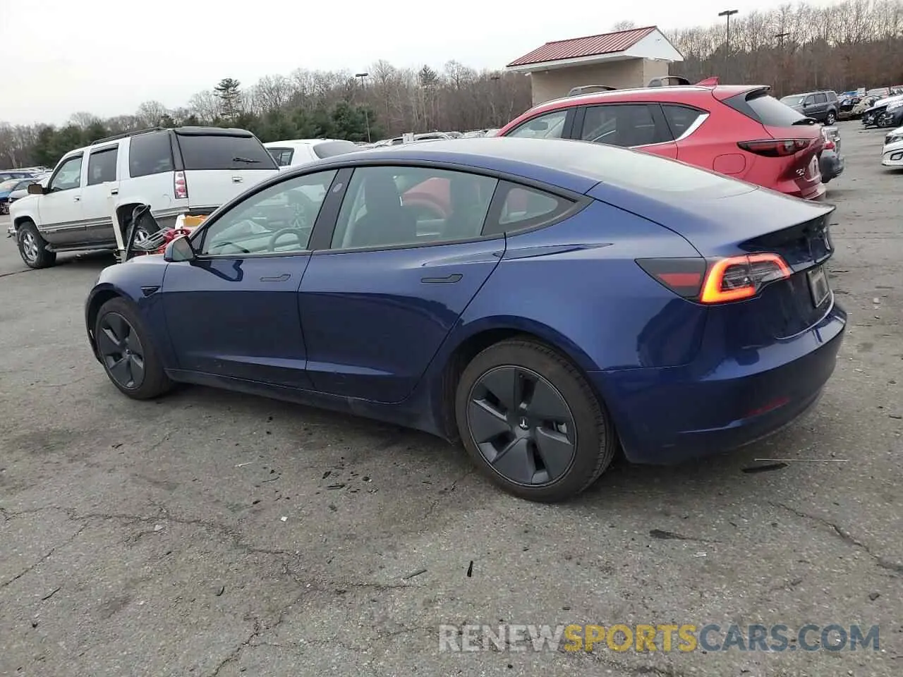 2 Photograph of a damaged car 5YJ3E1EB5PF390099 TESLA MODEL 3 2023