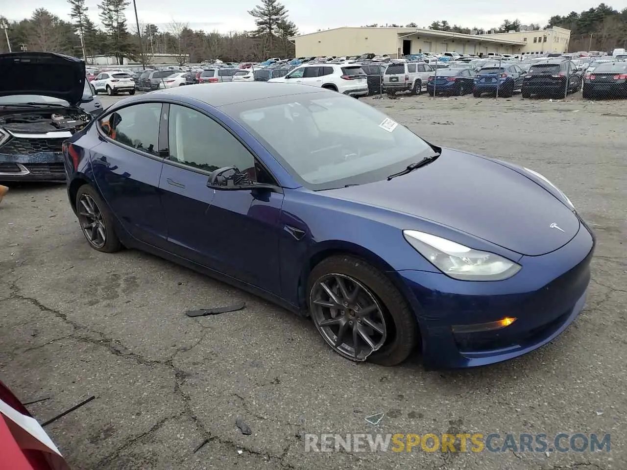 4 Photograph of a damaged car 5YJ3E1EB5PF390099 TESLA MODEL 3 2023