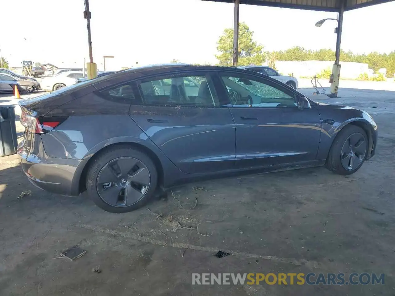 3 Photograph of a damaged car 5YJ3E1EB5PF593316 TESLA MODEL 3 2023