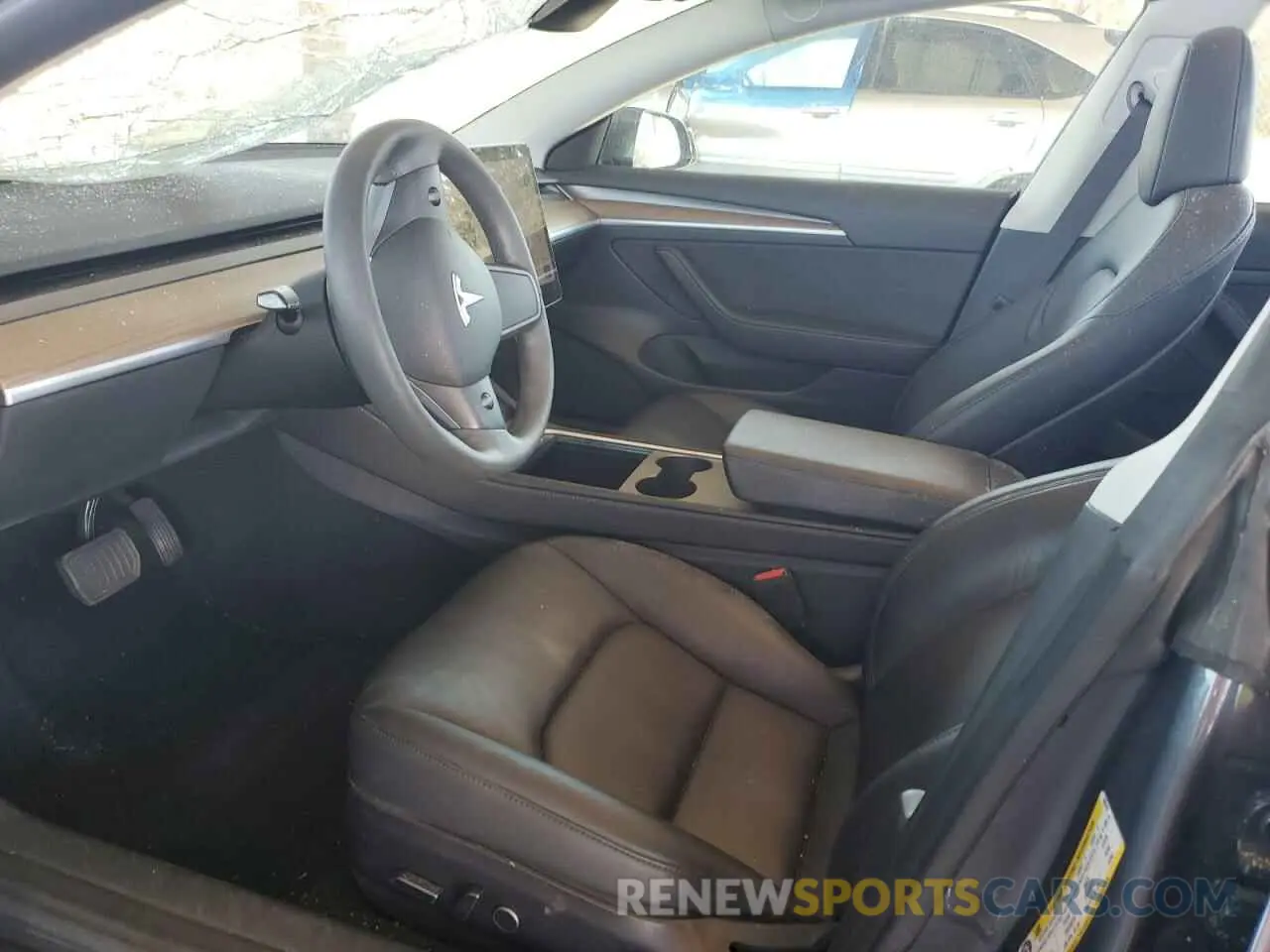 7 Photograph of a damaged car 5YJ3E1EB5PF593316 TESLA MODEL 3 2023