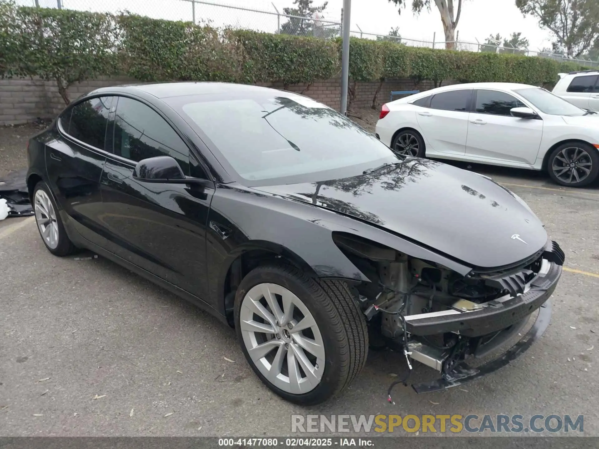 1 Photograph of a damaged car 5YJ3E1EB5PF594787 TESLA MODEL 3 2023