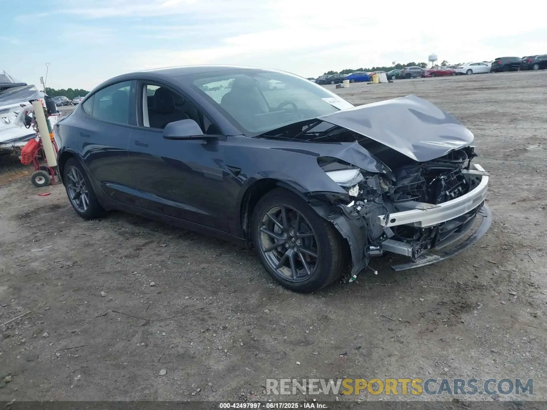 1 Photograph of a damaged car 5YJ3E1EB5PF656186 TESLA MODEL 3 2023