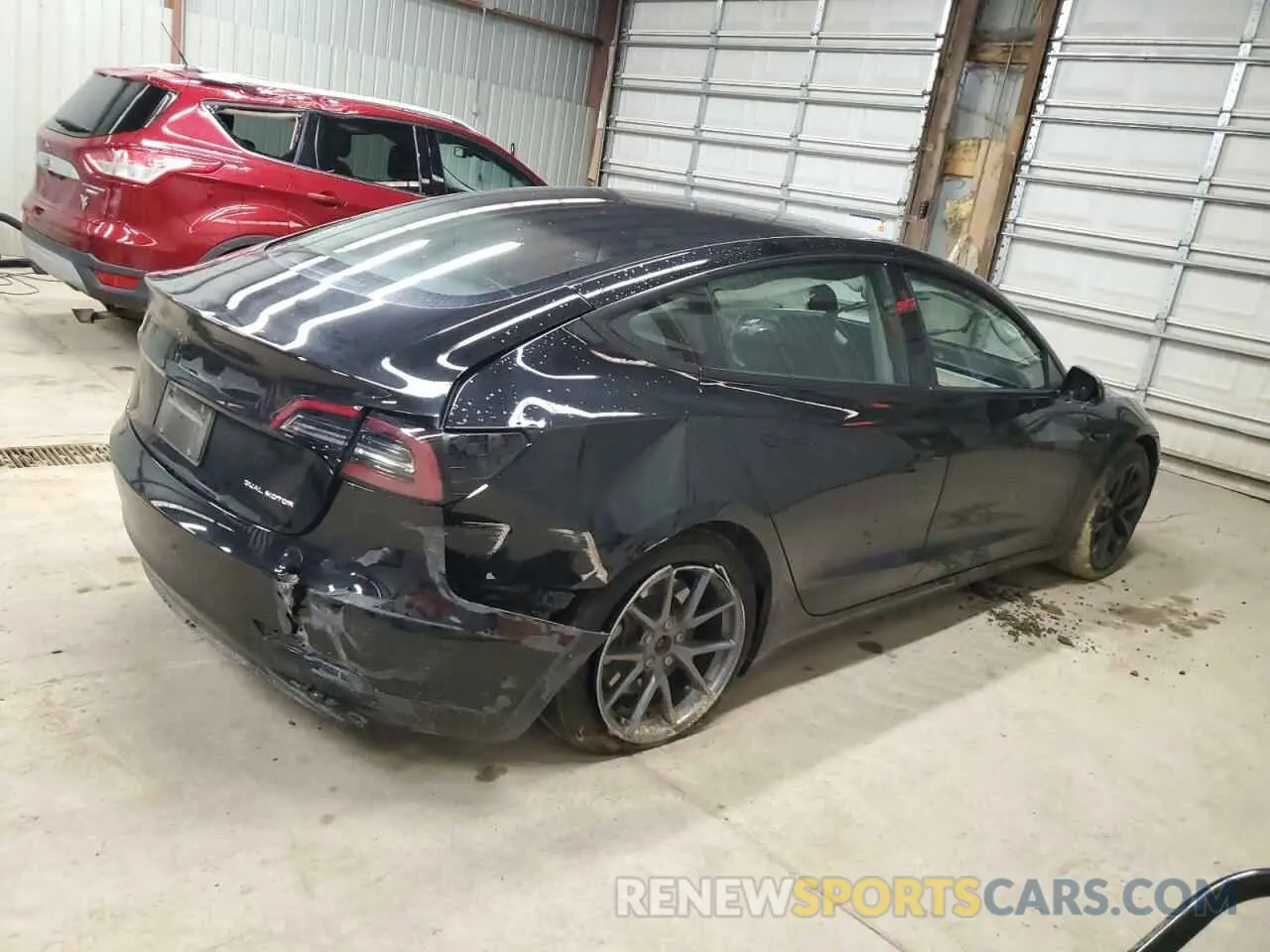 3 Photograph of a damaged car 5YJ3E1EB5PF661601 TESLA MODEL 3 2023