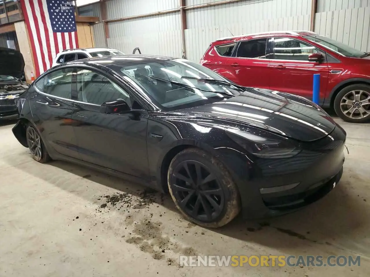 4 Photograph of a damaged car 5YJ3E1EB5PF661601 TESLA MODEL 3 2023