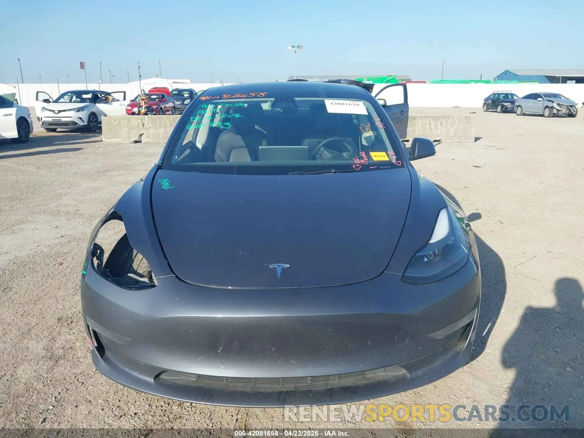 12 Photograph of a damaged car 5YJ3E1EB5PF668953 TESLA MODEL 3 2023
