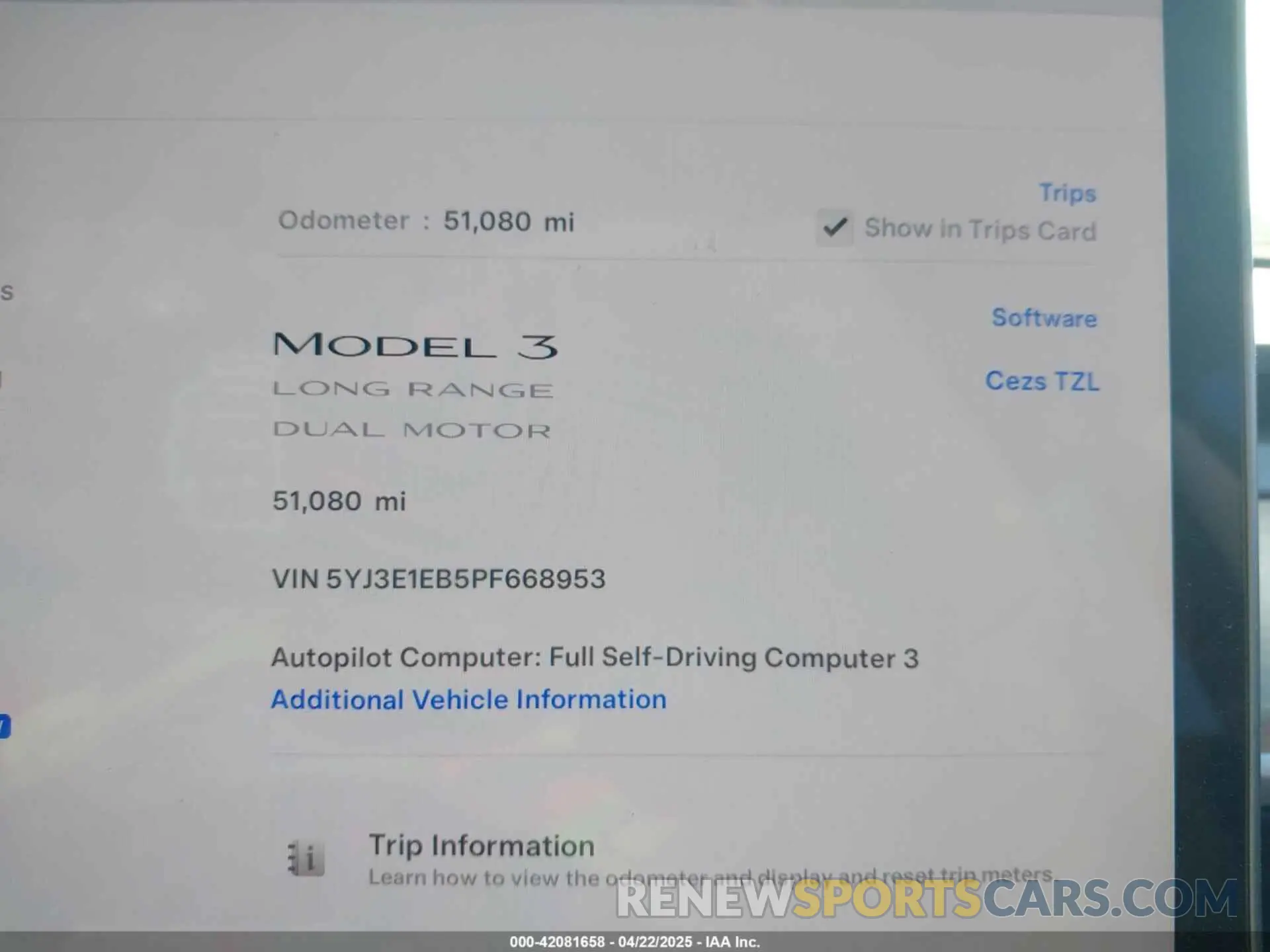 15 Photograph of a damaged car 5YJ3E1EB5PF668953 TESLA MODEL 3 2023