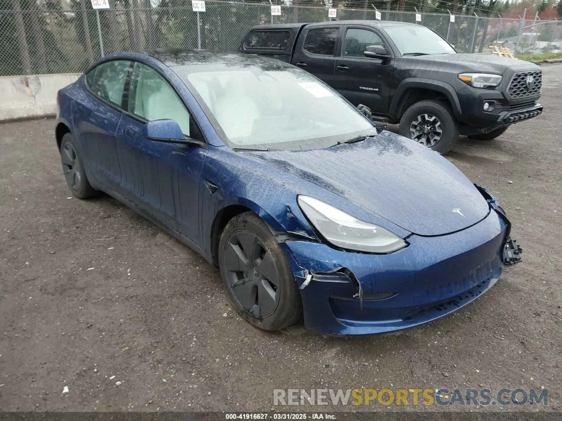 1 Photograph of a damaged car 5YJ3E1EB5PF704463 TESLA MODEL 3 2023