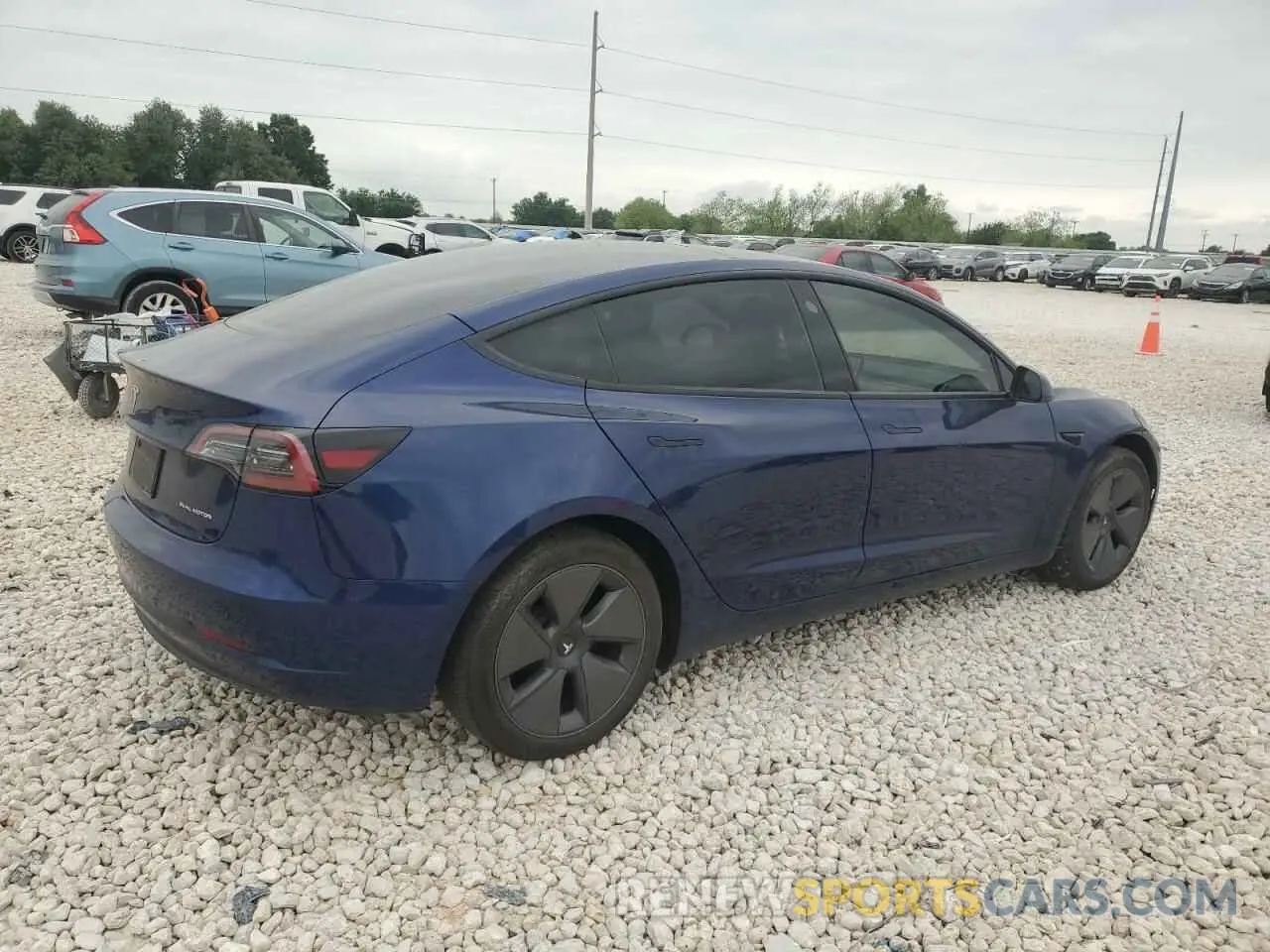 3 Photograph of a damaged car 5YJ3E1EB5PF711798 TESLA MODEL 3 2023