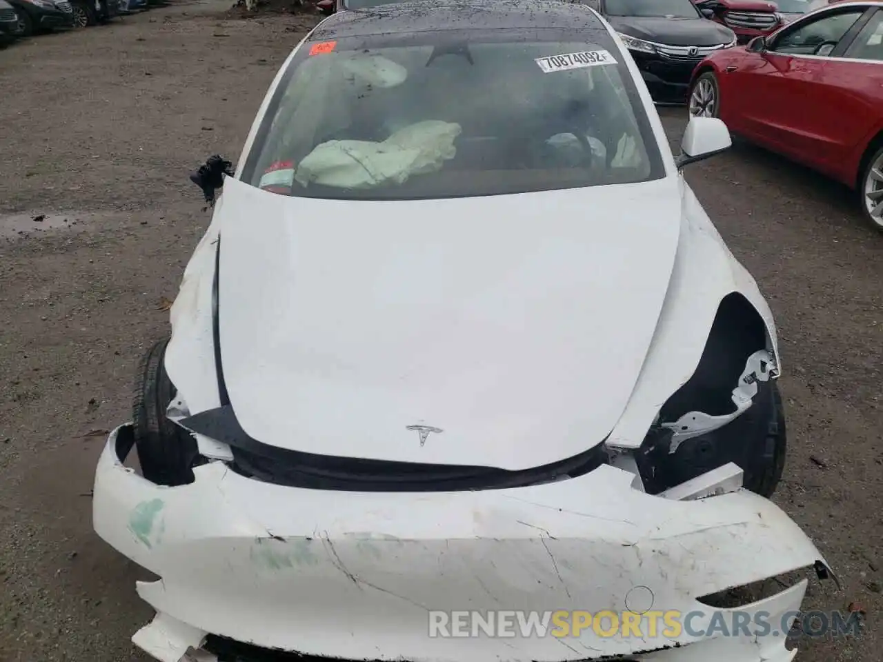 12 Photograph of a damaged car 5YJ3E1EB6PF387597 TESLA MODEL 3 2023