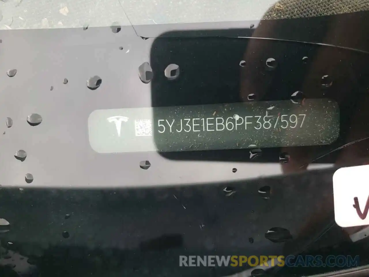 13 Photograph of a damaged car 5YJ3E1EB6PF387597 TESLA MODEL 3 2023