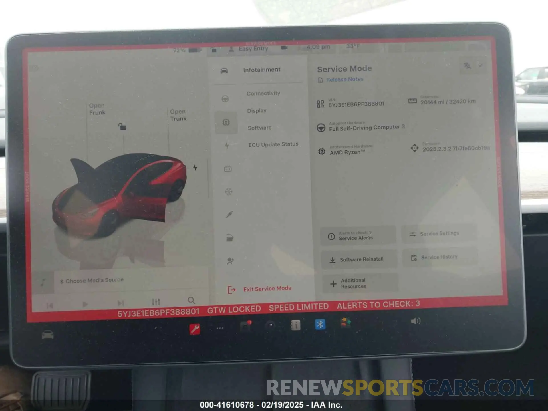 18 Photograph of a damaged car 5YJ3E1EB6PF388801 TESLA MODEL 3 2023