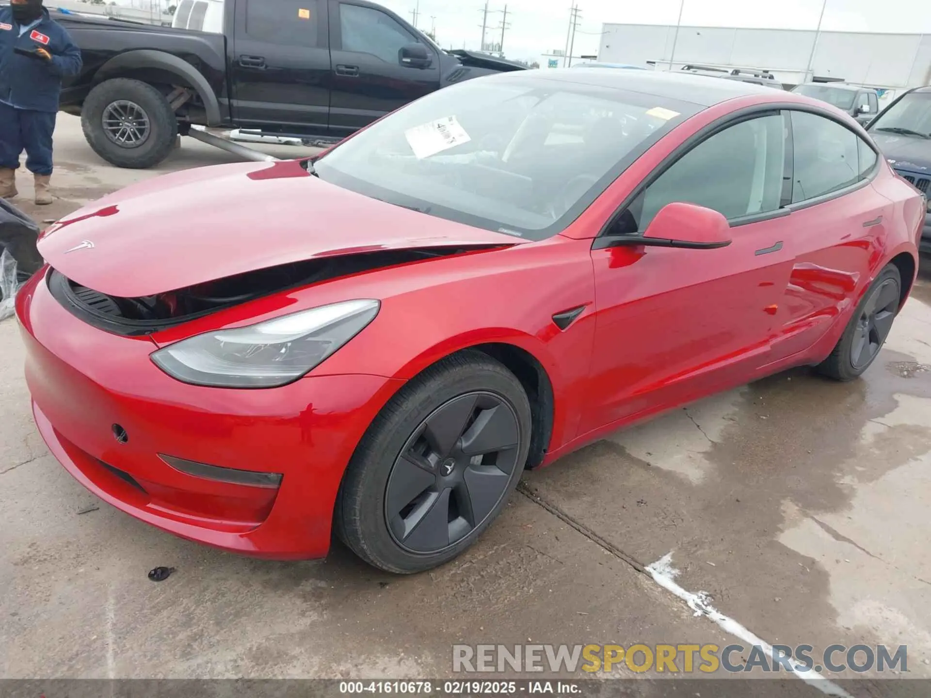 2 Photograph of a damaged car 5YJ3E1EB6PF388801 TESLA MODEL 3 2023