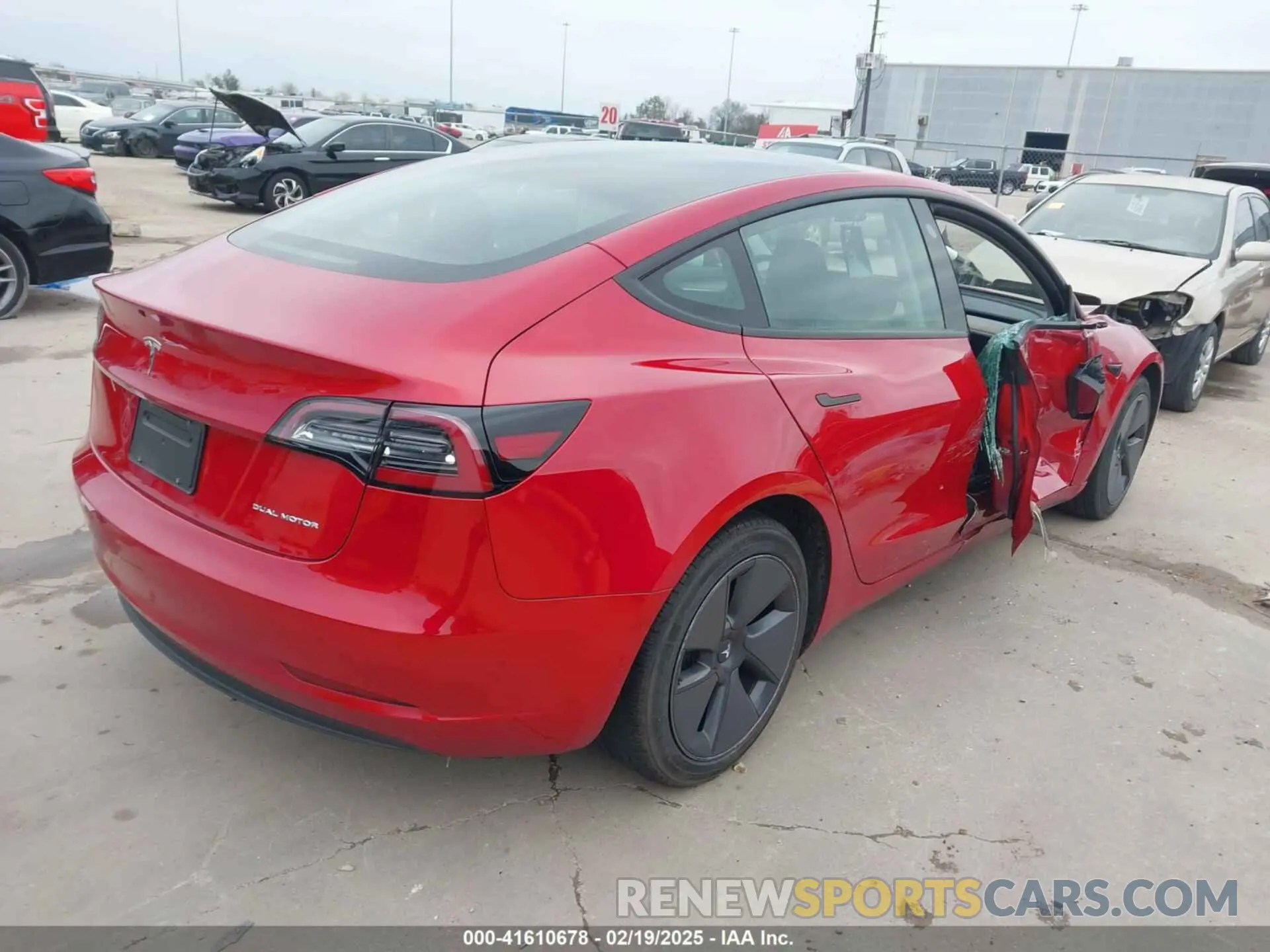 4 Photograph of a damaged car 5YJ3E1EB6PF388801 TESLA MODEL 3 2023