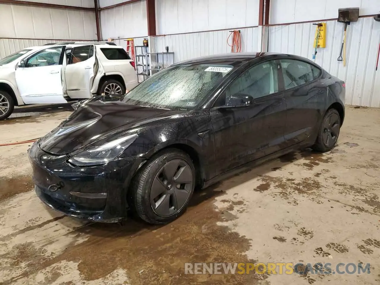 1 Photograph of a damaged car 5YJ3E1EB6PF466252 TESLA MODEL 3 2023