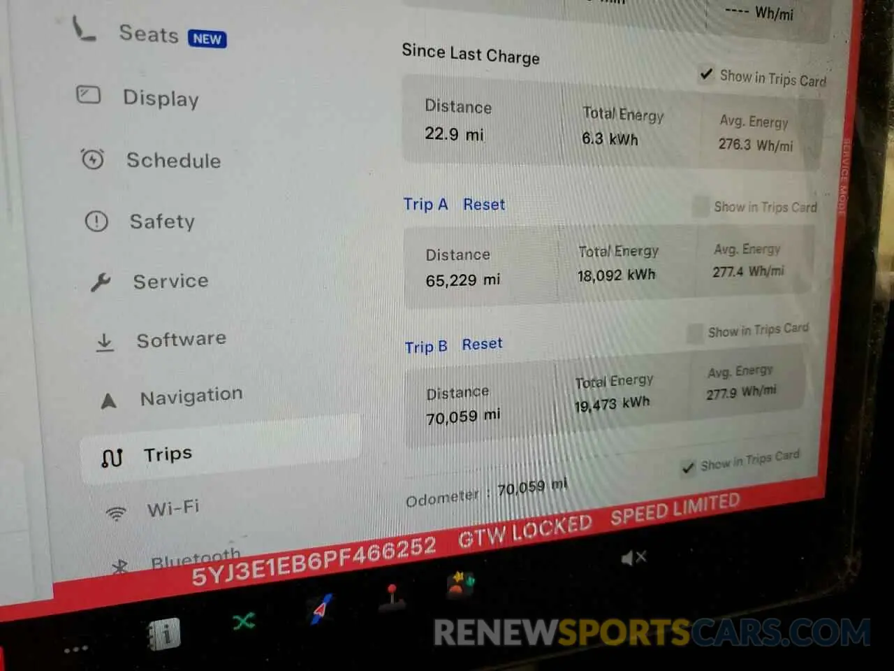 9 Photograph of a damaged car 5YJ3E1EB6PF466252 TESLA MODEL 3 2023