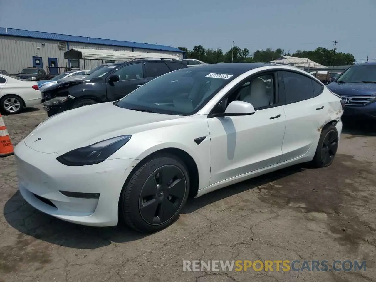 1 Photograph of a damaged car 5YJ3E1EB6PF472343 TESLA MODEL 3 2023