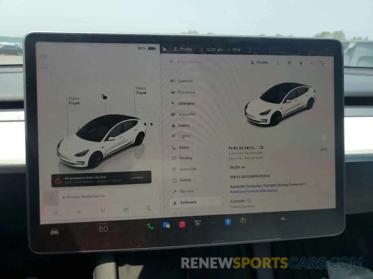 9 Photograph of a damaged car 5YJ3E1EB6PF472343 TESLA MODEL 3 2023