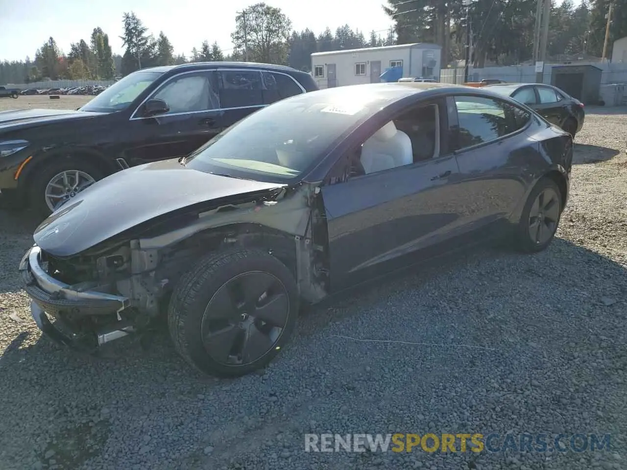 1 Photograph of a damaged car 5YJ3E1EB6PF591574 TESLA MODEL 3 2023