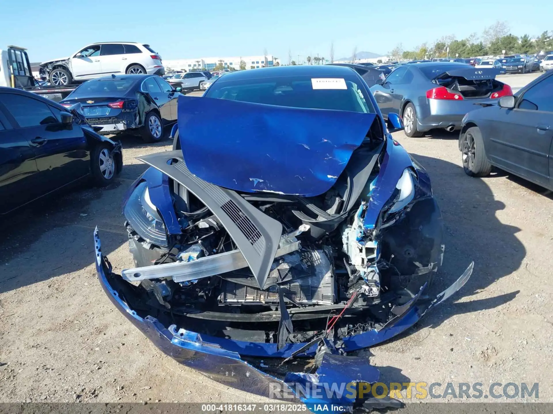 12 Photograph of a damaged car 5YJ3E1EB6PF595642 TESLA MODEL 3 2023