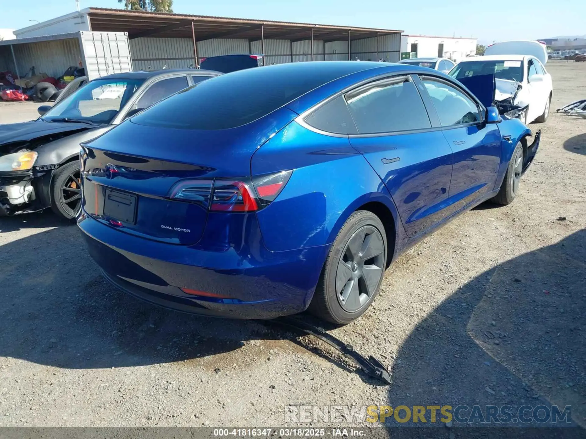 4 Photograph of a damaged car 5YJ3E1EB6PF595642 TESLA MODEL 3 2023