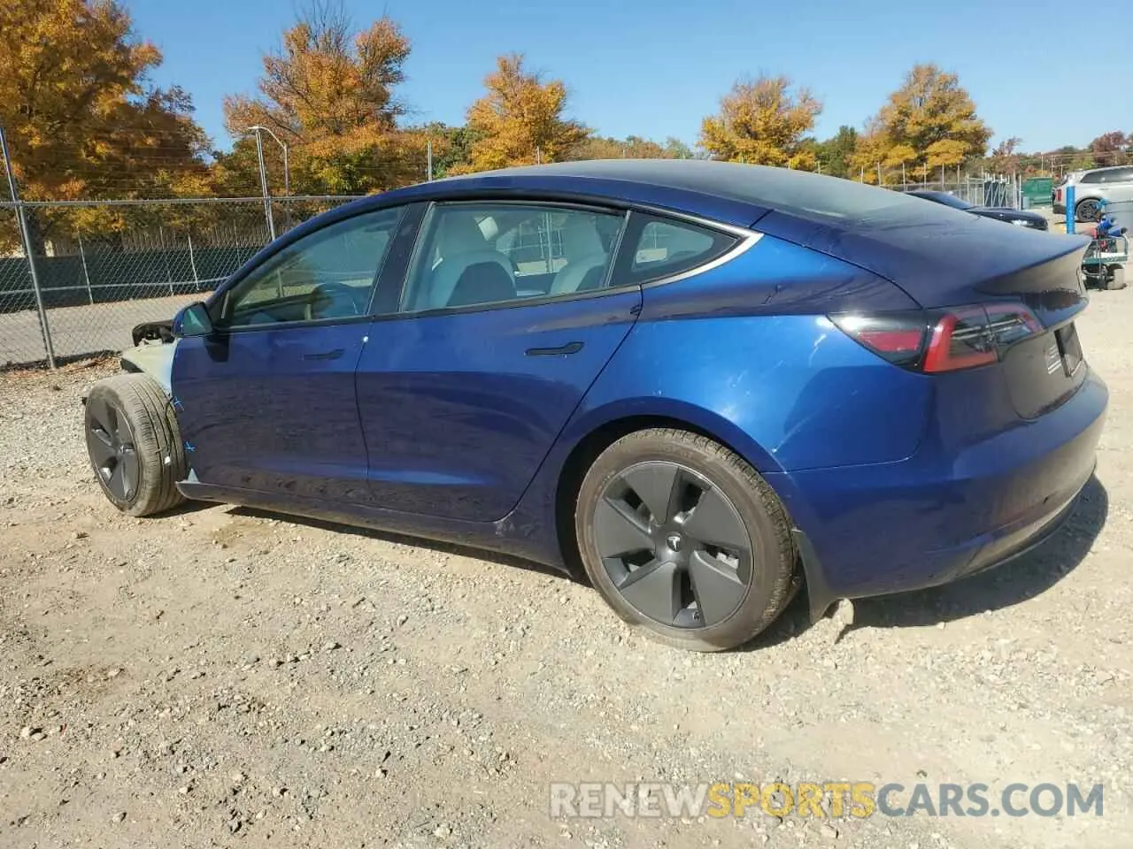 2 Photograph of a damaged car 5YJ3E1EB6PF611046 TESLA MODEL 3 2023