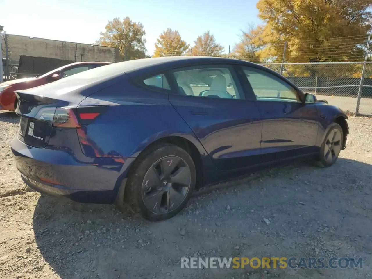 3 Photograph of a damaged car 5YJ3E1EB6PF611046 TESLA MODEL 3 2023