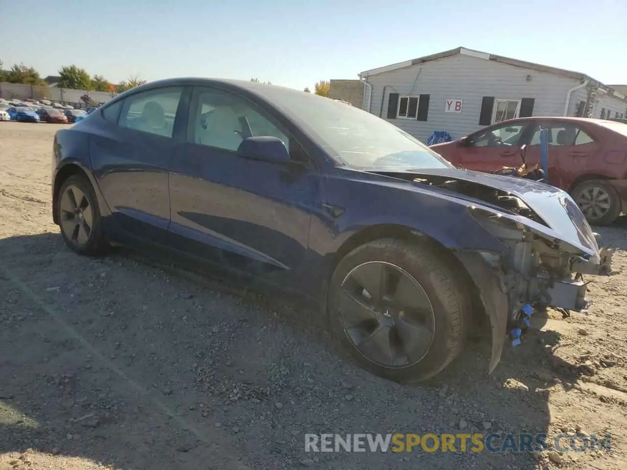 4 Photograph of a damaged car 5YJ3E1EB6PF611046 TESLA MODEL 3 2023