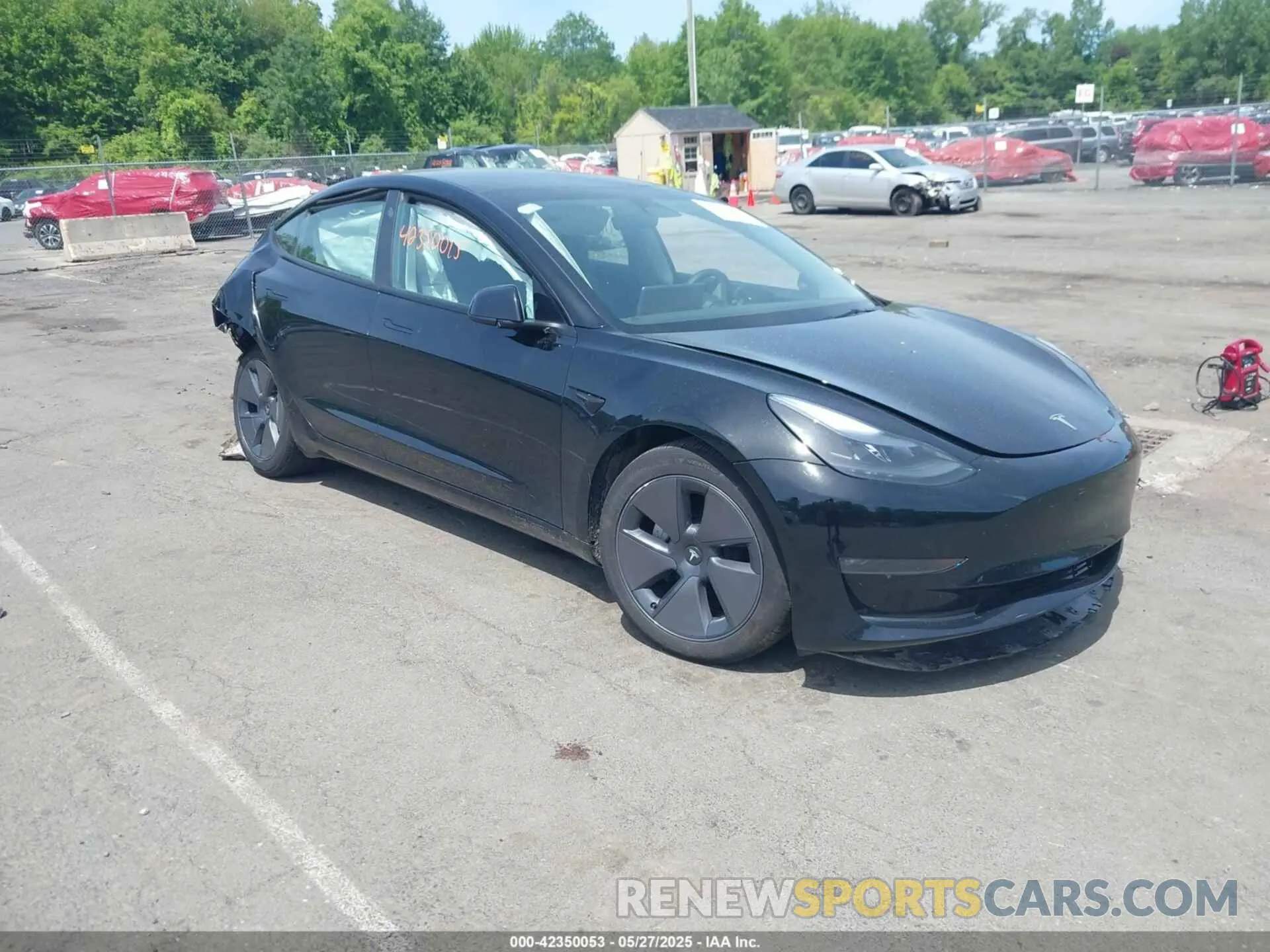 1 Photograph of a damaged car 5YJ3E1EB6PF706951 TESLA MODEL 3 2023