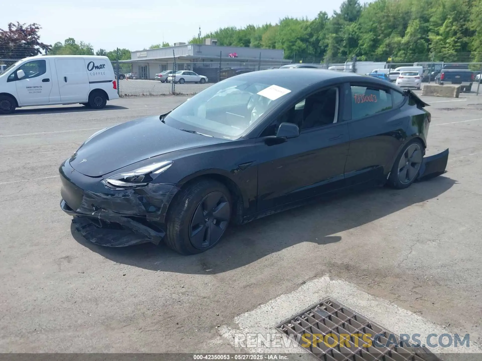 2 Photograph of a damaged car 5YJ3E1EB6PF706951 TESLA MODEL 3 2023