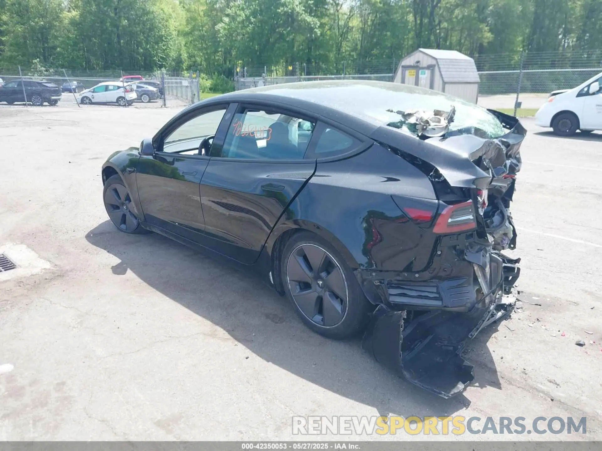 3 Photograph of a damaged car 5YJ3E1EB6PF706951 TESLA MODEL 3 2023