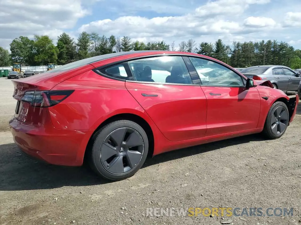 3 Photograph of a damaged car 5YJ3E1EB7PF390122 TESLA MODEL 3 2023