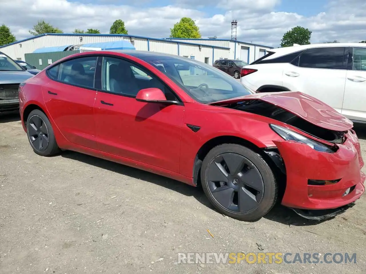 4 Photograph of a damaged car 5YJ3E1EB7PF390122 TESLA MODEL 3 2023